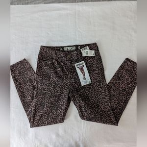Rewash Designer animal print skinny jeans Jeggings Size 30.